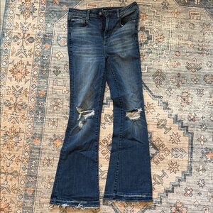 Highest rise flare jeans 8 reg